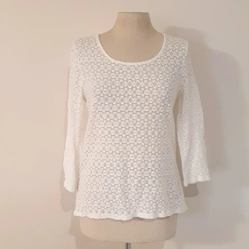 Fatface Size 12 White Top 100% Cotton - Picture 1 of 7